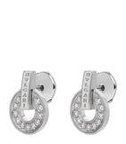 Bvlgari BVLGARI earrings 18kt white gold diamond (British brand)