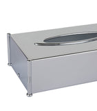 ZODIAC Cylinder Chrome tissue box (British brand)
