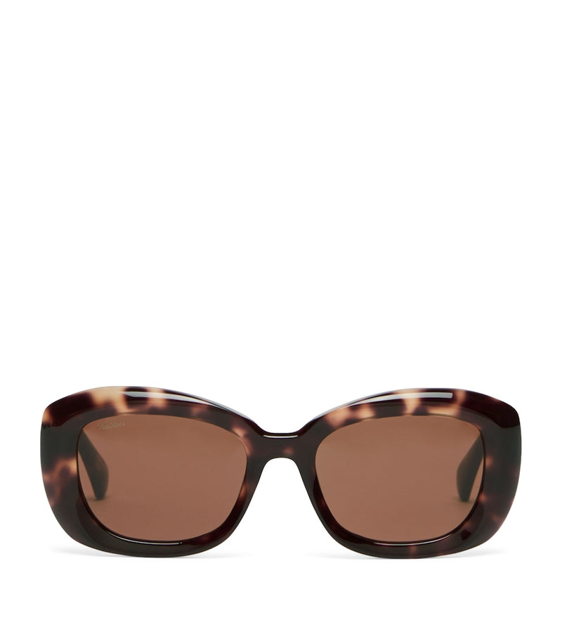 Max Mara oversized oval sunglasses, UK version