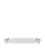 Harrods Kaymet Ribbed Aluminium Serving Tray 35cm- Buy online at McGrocer