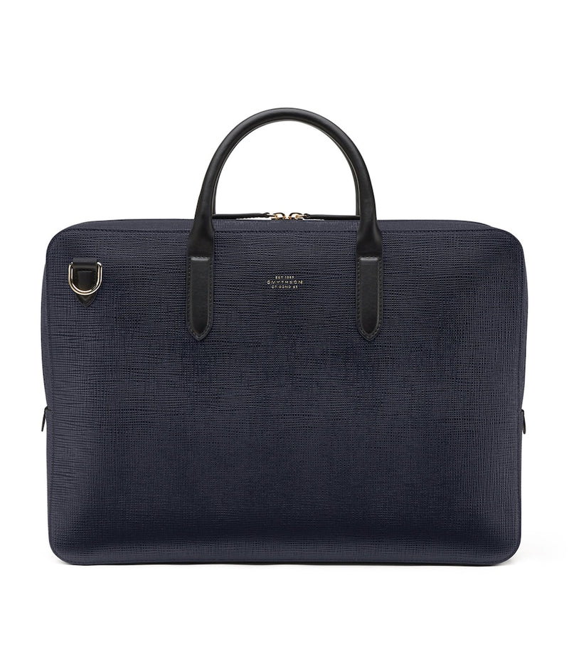 Smythson Leather Briefcase (British brand)
