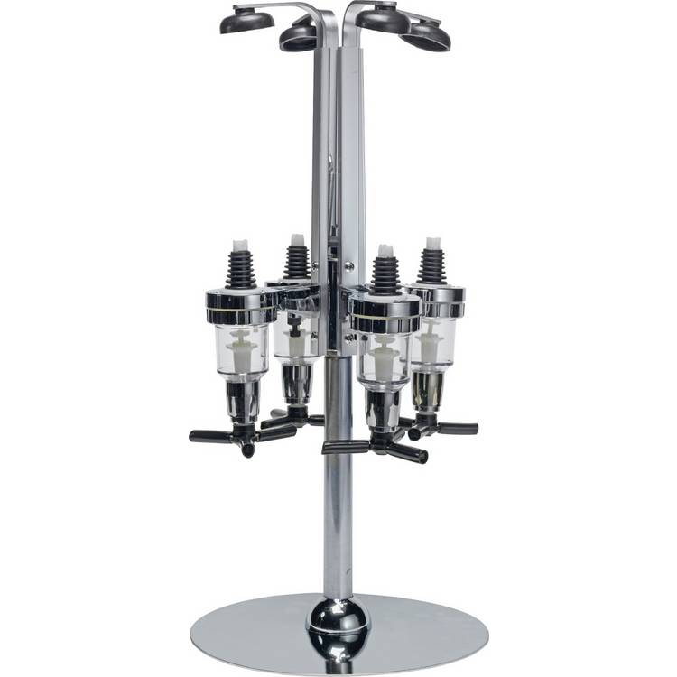 Revolving optic stand for 4 bottles - British product