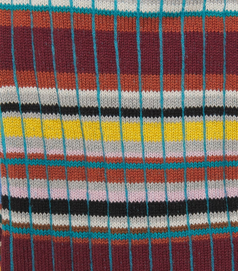 Paul Smith Signature Stripe ribbed socks, British brand