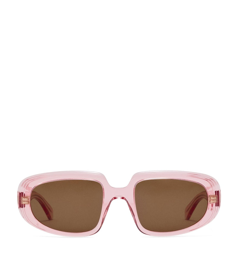 LOEWE rectangular steps acetate sunglasses - British product