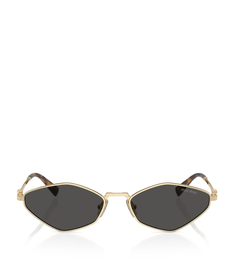 Miu Miu sunglasses MU 56ZS gold shine grey (British brand)