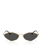 Miu Miu sunglasses MU 56ZS gold shine grey (British brand)