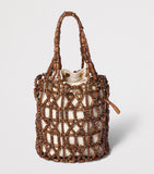 Miu Miu beaded mesh bucket bag (British brand)