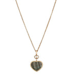 Chopard Happy Hearts pendant rose gold diamond - imported from the UK