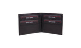 Pierre Cardin men's black leather wallet and gift box, imported from the UK