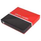 Pierre Cardin men's black leather wallet and gift box, imported from the UK