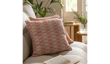 Argos Habitat Checker Board Cushion White & Pink 43x43cm- Buy online at McGrocer