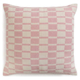 Habitat checker board cushion white and pink 43x43cm - British product