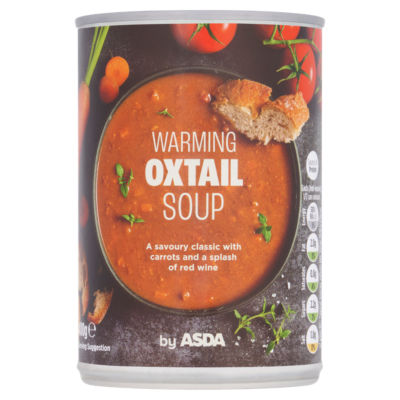 ASDA Oxtail Soup With Carrots And Red Wine 400g - British product