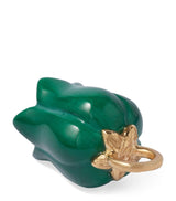 Harrods Annoushka Yellow Gold Malachite and Pearl Tulip Earrings- Buy online at McGrocer