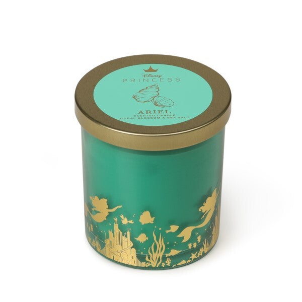Disney Princess Ariel coral blossom sea salt scented candle 213g (British brand)