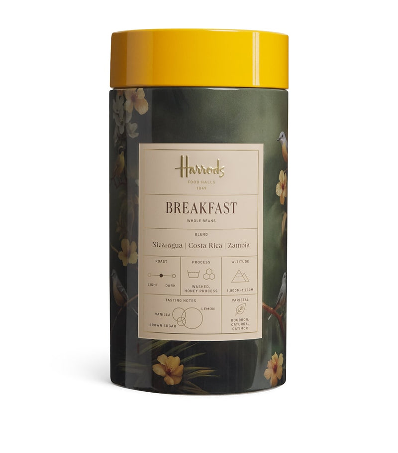 Harrods Breakfast Blend coffee beans 250g - British product