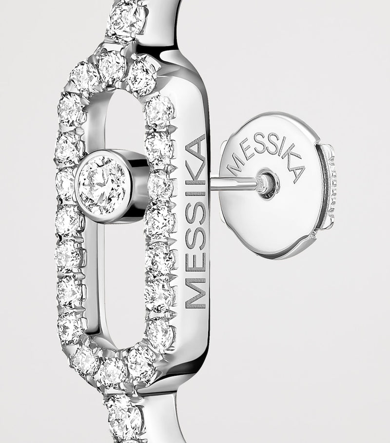 Messika Move Uno single earring 18kt white gold diamond (British brand)