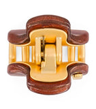 Alexandre de Paris mini gold-plated claw hair clip 1.8cm, UK version