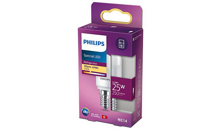Philips 25W LED E14 T25 bulb, imported from the UK