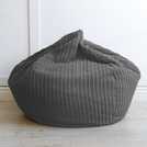 rucomfy kids slouch bean bag grey H60xW80xD80cm, imported from the UK