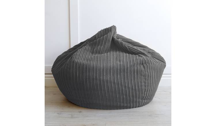 rucomfy kids slouch bean bag grey H60xW80xD80cm, imported from the UK