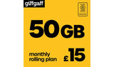 Argos giffgaff 50GB Pay As You Go Sim Card- Buy online at McGrocer