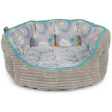 Petface puppy bed bundle grey cord small (British brand)