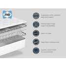Sealy Abbot Pillowtop Superking Divan Bed Grey (British brand)