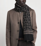 Giorgio Armani pure wool logo scarf - British product