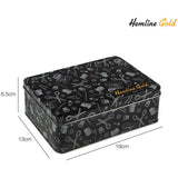 Hemline Gold sewing accessories set in tin - British product