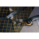 Hemline Gold sewing accessories set in tin - British product