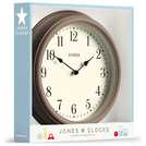 Jones wall clock Mole Grey 30.5cm, UK version