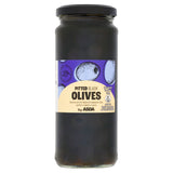 ASDA pitted black olives in brine 310g - British product