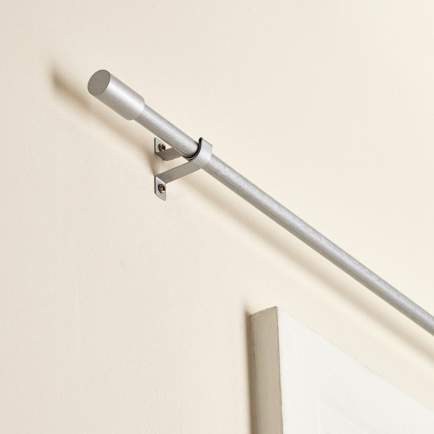Argos Home Silver Voile Rod 100cm-180cm - British product