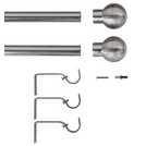 Argos Home steel extendable curtain pole 110cm-300cm - British product