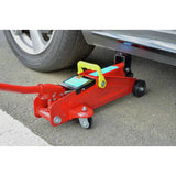 Hilka 2 tonne trolley jack kit in case, imported from the UK