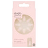 Studio London clear holographic short nails (British brand)