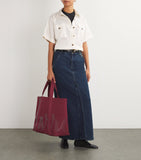 Harrods large cotton logo tote bag, UK version