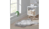 Argos Habitat Sheepskin Faux Fur Dove Grey Shaggy Rug 60x90cm- Buy online at McGrocer