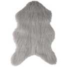 Habitat faux fur rug dove grey 60x90cm, UK version