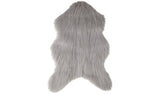 Habitat faux fur rug dove grey 60x90cm, UK version