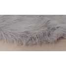 Habitat faux fur rug dove grey 60x90cm, UK version