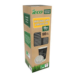 Costco UK iECO Recyclable Triple Wall Hot Cups & Lids 16oz 100 Pack- Buy online at McGrocer