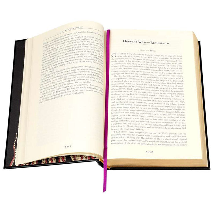 H. P. Lovecraft Contes d'horreur livre relié cuir, version UK