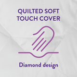 Slumberdown pillow protector pair 65x50cm, UK version