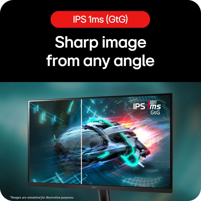 LG UltraGear 27 inch Full HD IPS gaming monitor, UK version