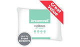 Argos Dreamwell Soft Support Front Bed Pillows 2 Pack- Buy online at McGrocer