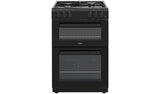 Argos Bush 60cm Twin Cavity Gas Cooker in Black- Buy online at McGrocer