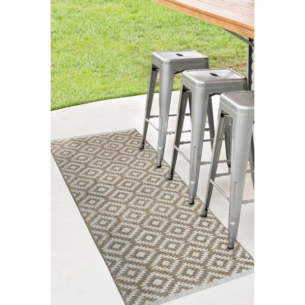 Genesis Natural Indoor Outdoor Rug 67x200 cm, UK version