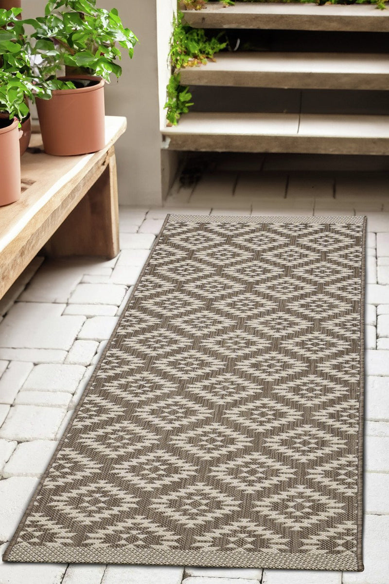 Genesis Natural Indoor Outdoor Rug 67x200 cm, UK version